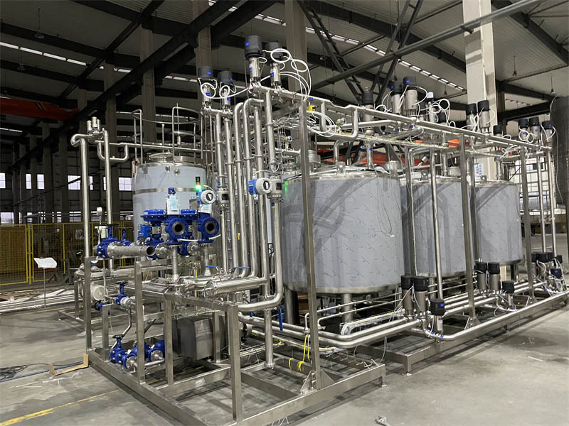 Separate type vertical CIP system