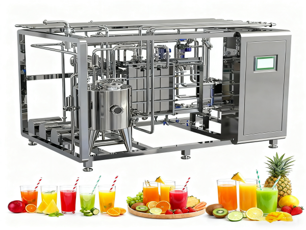 How to process fruit juice using a pasteurizer