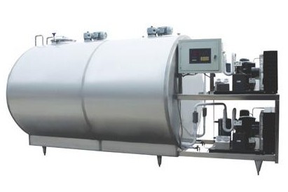 Three-layer stainless steel direct cooling type milk tank