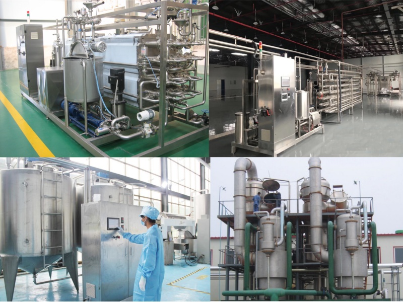 Pineapple PulpJuice Concentration and Sterilization System
