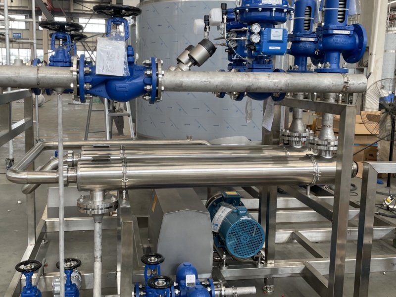 CIP heat exchanger